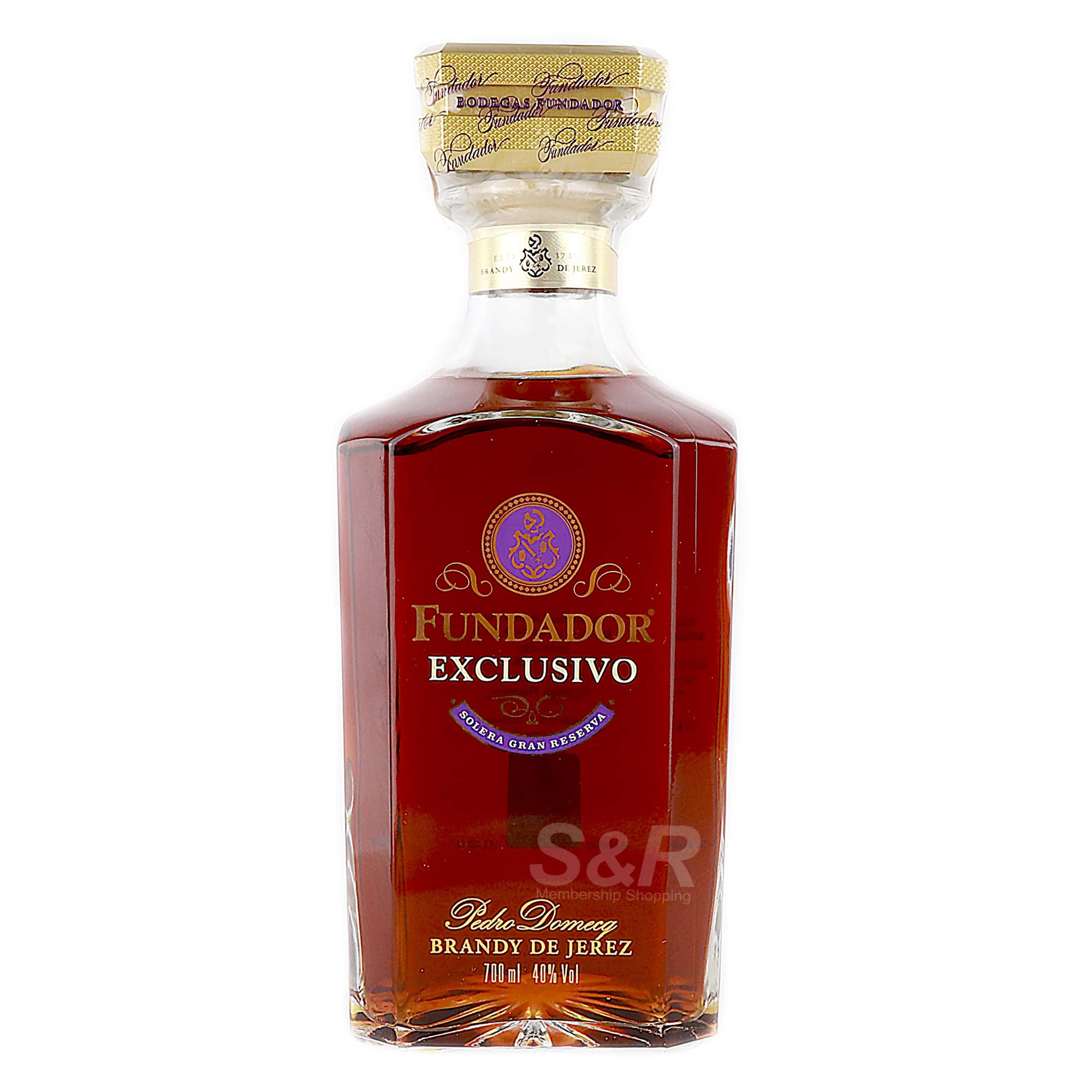Fundador Exclusivo Solera Gran Reserva 700mL Fundador Exclusivo Solera Gran Reserva 700mL